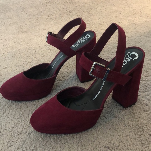 NWOT 3 1/2” Maroon Heels Circus By Sam Edelman - Picture 5 of 5